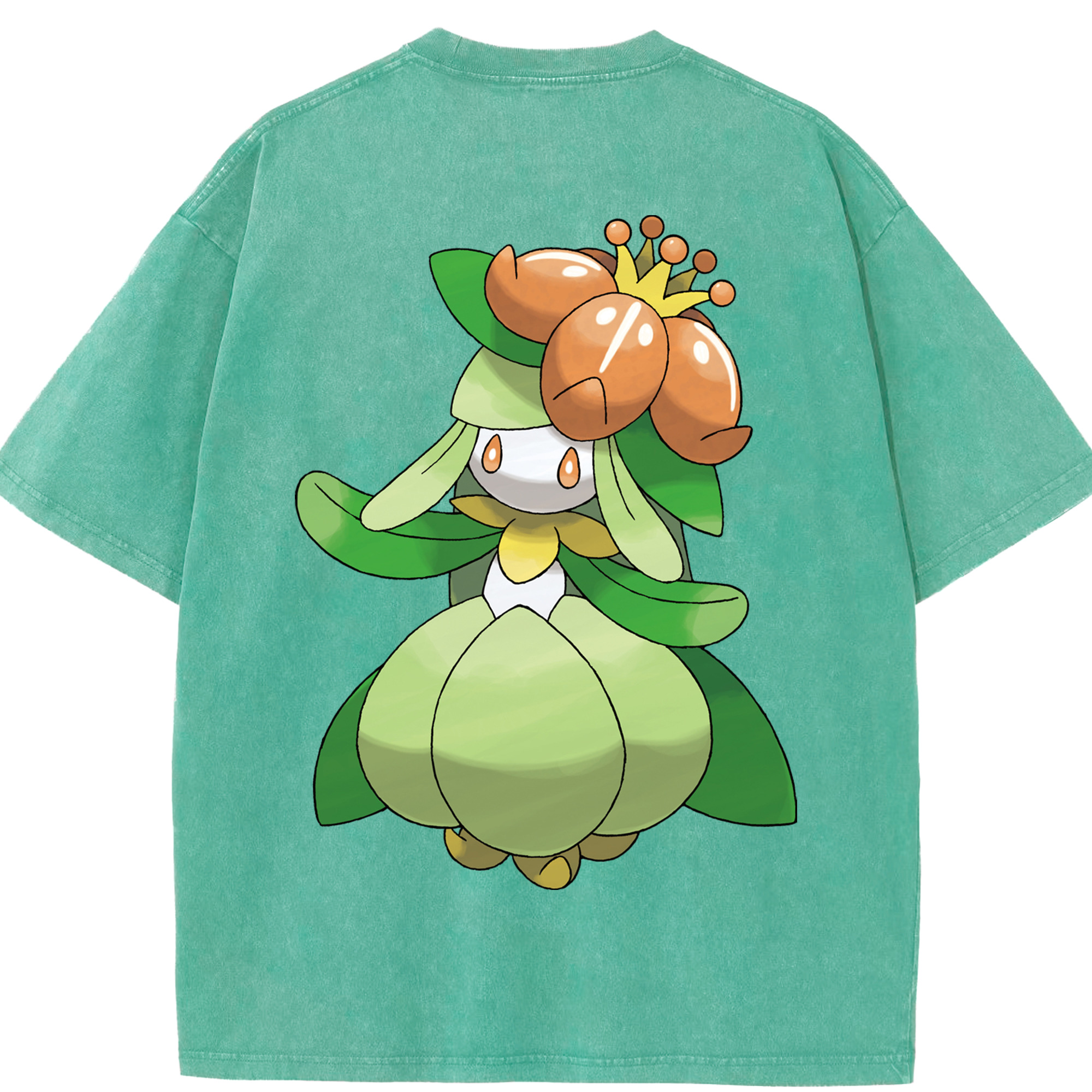 （画像用） ポケットモンスター Pokémon 綿100% ヴィンテージ風 半袖Tシャツ（背面プリント）